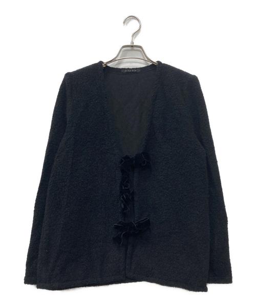 KEINA RITA（ケイナ リタ）KEINA RITA (ケイナ リタ) リボンニットジャケット ブラック サイズ:Fの古着・服飾アイテム