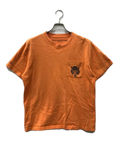 CHROME HEARTS（クロムハーツ）CHROME HEARTS (クロムハーツ) vine dagger t-shirt オレンジ サイズ:Lの古着・服飾アイテム