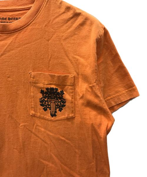 CHROME HEARTS（クロムハーツ）CHROME HEARTS (クロムハーツ) vine dagger t-shirt オレンジ サイズ:Lの古着・服飾アイテム