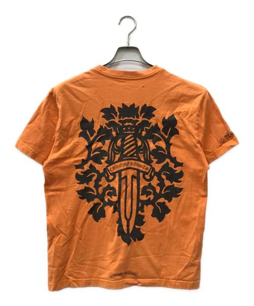 CHROME HEARTS（クロムハーツ）CHROME HEARTS (クロムハーツ) vine dagger t-shirt オレンジ サイズ:Lの古着・服飾アイテム