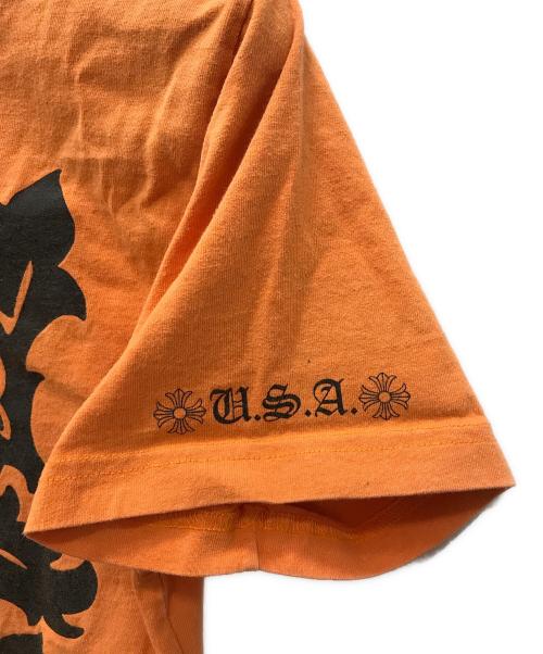 CHROME HEARTS（クロムハーツ）CHROME HEARTS (クロムハーツ) vine dagger t-shirt オレンジ サイズ:Lの古着・服飾アイテム