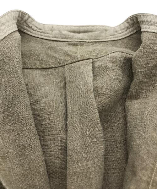 SUS-SOUS（シュス）SUS-SOUS (シュス) プルオーバーバンドカラーリネンロングシャツ ベージュ サイズ:1の古着・服飾アイテム