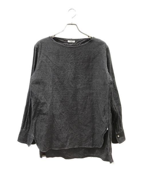 SUS-SOUS（シュス）SUS-SOUS (シュス) プルオーバースリーピングシャツ ブラック サイズ:9の古着・服飾アイテム