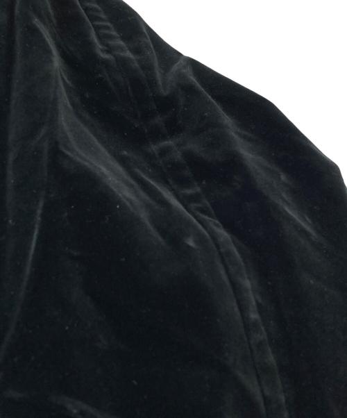 Paul Smith London（ポールスミスロンドン）Paul Smith London (ポールスミスロンドン) ベロアダブルコート ブラック サイズ:Lの古着・服飾アイテム