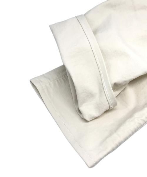 45R（フォーティファイブ・アール）45R (フォーティファイブ・アール) もち米サテンのフロントリバーパンツ アイボリー サイズ:30の古着・服飾アイテム