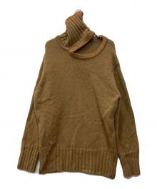 Y. PROJECT（ワイプロジェクト）の古着「Cut-Out Detail Oversized Jumper」｜ブラウン