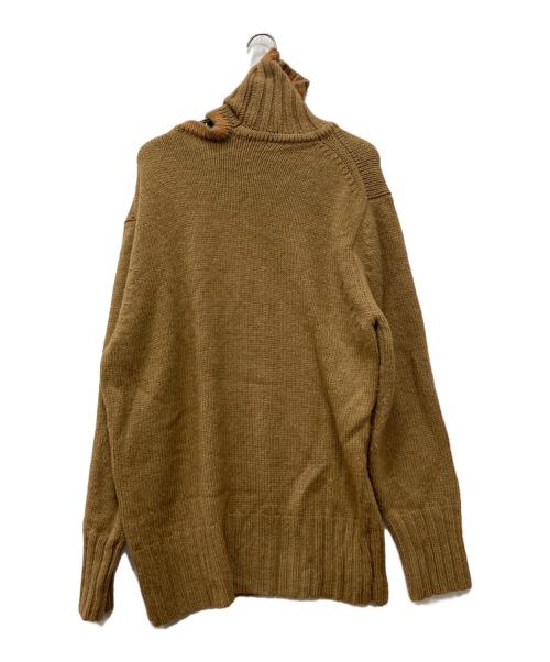 Y. PROJECT（ワイプロジェクト）Y. PROJECT (ワイプロジェクト) Cut-Out Detail Oversized Jumper ブラウン サイズ:Mの古着・服飾アイテム