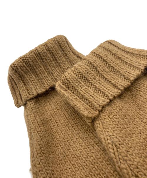 Y. PROJECT（ワイプロジェクト）Y. PROJECT (ワイプロジェクト) Cut-Out Detail Oversized Jumper ブラウン サイズ:Mの古着・服飾アイテム