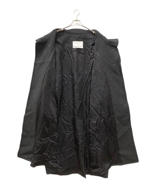 VOAAOV（ヴォアーブ）VOAAOV (ヴォアーブ) WOOL OVERSIZE STANDCOLLAR COAT グレー サイズ:2の古着・服飾アイテム
