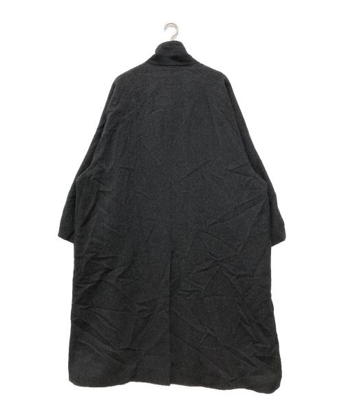 VOAAOV（ヴォアーブ）VOAAOV (ヴォアーブ) WOOL OVERSIZE STANDCOLLAR COAT グレー サイズ:2の古着・服飾アイテム