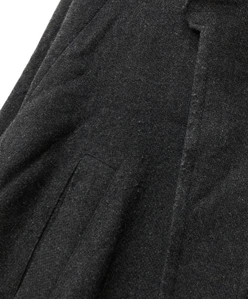 VOAAOV（ヴォアーブ）VOAAOV (ヴォアーブ) WOOL OVERSIZE STANDCOLLAR COAT グレー サイズ:2の古着・服飾アイテム