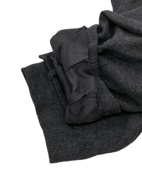 VOAAOV（ヴォアーブ）VOAAOV (ヴォアーブ) WOOL OVERSIZE STANDCOLLAR COAT グレー サイズ:2の古着・服飾アイテム