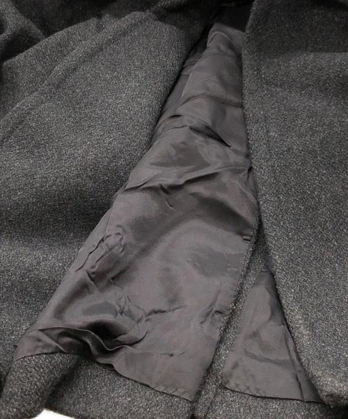 VOAAOV（ヴォアーブ）VOAAOV (ヴォアーブ) WOOL OVERSIZE STANDCOLLAR COAT グレー サイズ:2の古着・服飾アイテム