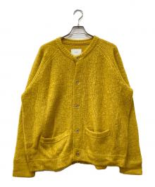 stein（シュタイン）の古着「SUPER KID MOHAIR CARDIGAN」｜イエロー