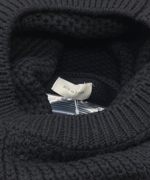 BED J.W. FORD（ベッドフォード）BED J.W. FORD (ベッドフォード) バラクラバ ニットベスト ブラック サイズ:1の古着・服飾アイテム