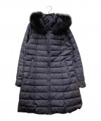 UNTITLEDアンタイトル）の古着「デイジーサテンダウンコート」｜ネイビー