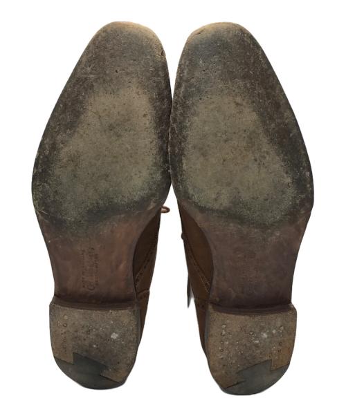 Crockett & Jones（クロケット＆ジョーンズ）Crockett & Jones (クロケット＆ジョーンズ) THIERRY スウェードストレートチップシューズ ベージュ サイズ:6Dの古着・服飾アイテム