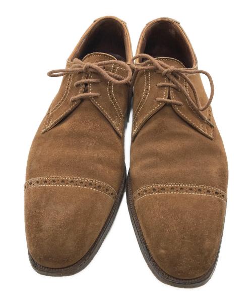 Crockett & Jones（クロケット＆ジョーンズ）Crockett & Jones (クロケット＆ジョーンズ) THIERRY スウェードストレートチップシューズ ベージュ サイズ:6Dの古着・服飾アイテム