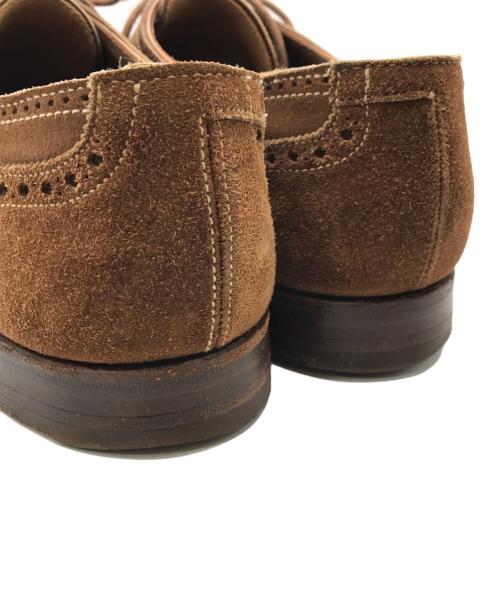 Crockett & Jones（クロケット＆ジョーンズ）Crockett & Jones (クロケット＆ジョーンズ) THIERRY スウェードストレートチップシューズ ベージュ サイズ:6Dの古着・服飾アイテム