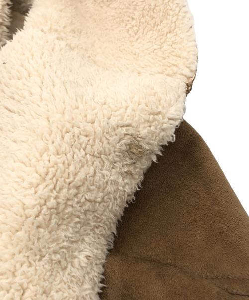 LAUREN RALPH LAUREN（ローレンラルフローレン）LAUREN RALPH LAUREN (ローレンラルフローレン) ムートンジャケット ブラウン サイズ:lの古着・服飾アイテム