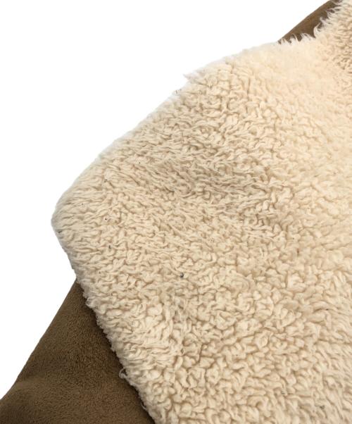 LAUREN RALPH LAUREN（ローレンラルフローレン）LAUREN RALPH LAUREN (ローレンラルフローレン) ムートンジャケット ブラウン サイズ:lの古着・服飾アイテム