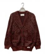 WACKO MARIAワコマリア）の古着「レオパードモヘアカーディガン」｜ブラウン