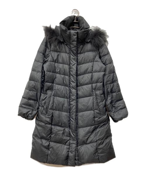 23区（ニジュウサンク）23区 (ニジュウサンク) シレータフタロング ダウンコート ブラック サイズ:Sの古着・服飾アイテム