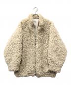 CLANE×TANAKA MINAMIクラネ×タナカミナミ）の古着「CURL FUR SHORT COAT」｜アイボリー