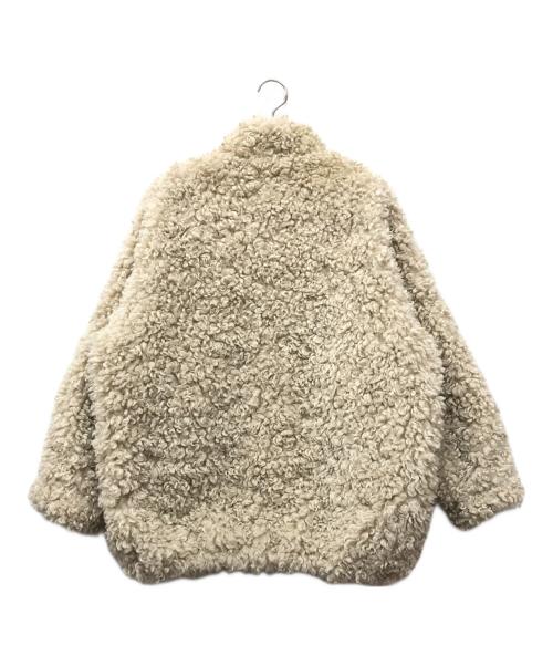 CLANE（クラネ）CLANE (クラネ) TANAKA MINAMI (タナカミナミ) CURL FUR SHORT COAT アイボリー サイズ:1の古着・服飾アイテム