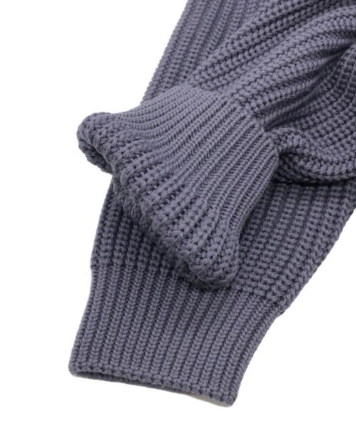 BATONER（バトナ―）BATONER (バトナ―) SIGNATURE CREW NECK パープル サイズ:2の古着・服飾アイテム