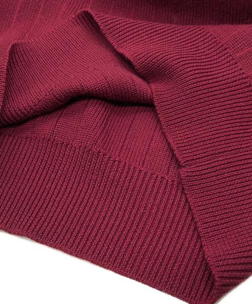 ETRO（エトロ）ETRO (エトロ) ビックカラーウールニットポロシャツ ブラウン サイズ:Sの古着・服飾アイテム