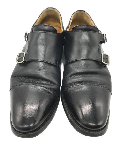 berwick（バーウィック）berwick (バーウィック) ダブルモンクストラップシューズ ブラック サイズ:25の古着・服飾アイテム