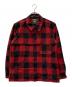 Pherrow's（フェローズ）の古着「ブロックチェックマッキーノジャケット」｜レッド