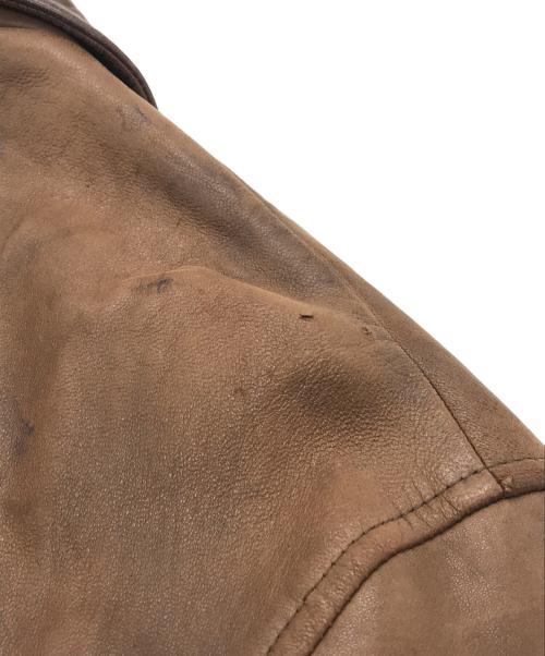 POLO RALPH LAUREN（ポロ・ラルフローレン）POLO RALPH LAUREN (ポロ・ラルフローレン) ポニー刺繍ラムレザージャケット ブラウン サイズ:Mの古着・服飾アイテム