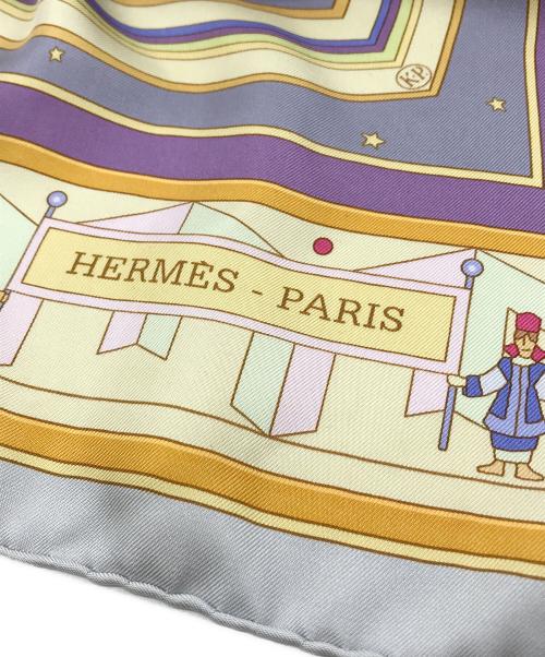 HERMES（エルメス）HERMES (エルメス) カレ90 パープル サイズ:下記参照の古着・服飾アイテム