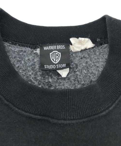 Warner Bros.（ワーナー・ブラザーズ）Warner Bros. (ワーナー・ブラザーズ) FENDS裏起毛スウェット ブラック サイズ:Mの古着・服飾アイテム