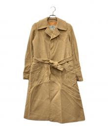 Aquascutum（アクアスキュータム）の古着「メルトンコート」｜ベージュ