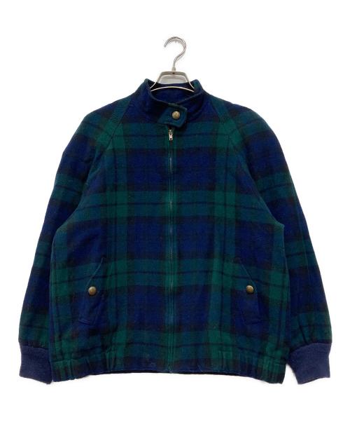 PENDLETON（ペンドルトン）PENDLETON (ペンドルトン) タータンチェックブルゾン グリーン サイズ:Lの古着・服飾アイテム