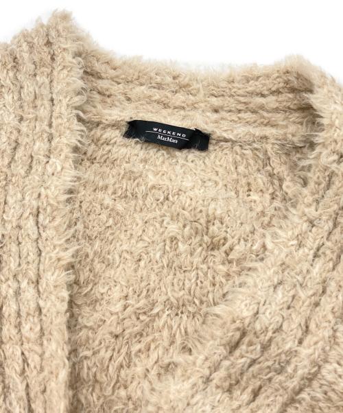 WEEKEND Max Mara（ウィークエンド マックスマーラ）Weekend Max Mara (ウィークエンド マックスマーラ) MOLVENOカーディガン ベージュ サイズ:Sの古着・服飾アイテム