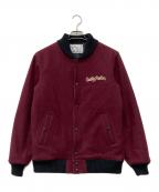 WACKO MARIAワコマリア）の古着「スタジャン」｜ボルドー