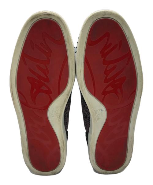 Christian Louboutin（クリスチャン・ルブタン）Christian Louboutin (クリスチャン・ルブタン) ルイス スタッズハイカットスニーカー ブラック サイズ:41 1/2の古着・服飾アイテム