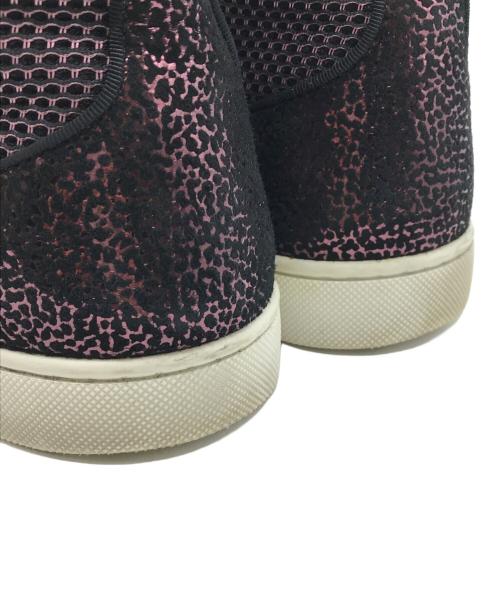 Christian Louboutin（クリスチャン・ルブタン）Christian Louboutin (クリスチャン・ルブタン) ルイス スタッズハイカットスニーカー ブラック サイズ:41 1/2の古着・服飾アイテム