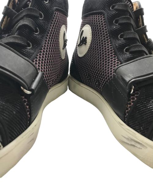 Christian Louboutin（クリスチャン・ルブタン）Christian Louboutin (クリスチャン・ルブタン) ルイス スタッズハイカットスニーカー ブラック サイズ:41 1/2の古着・服飾アイテム