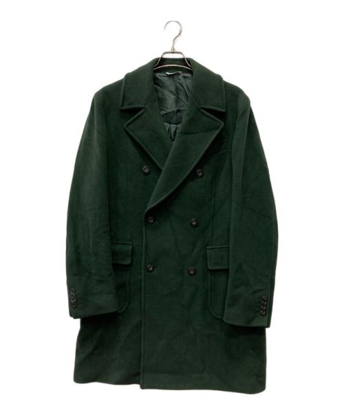 MANUEL RITZ（マニュエル・リッツ）MANUEL RITZ (マニュエル・リッツ) ダブルチェスターコート オリーブ サイズ:54の古着・服飾アイテム