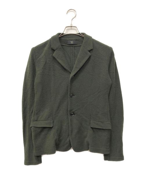 Y's（ワイズ）Y's (ワイズ) テーラードジャケット グリーン サイズ:2の古着・服飾アイテム
