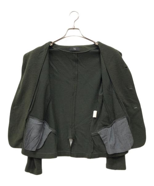 Y's（ワイズ）Y's (ワイズ) テーラードジャケット グリーン サイズ:2の古着・服飾アイテム
