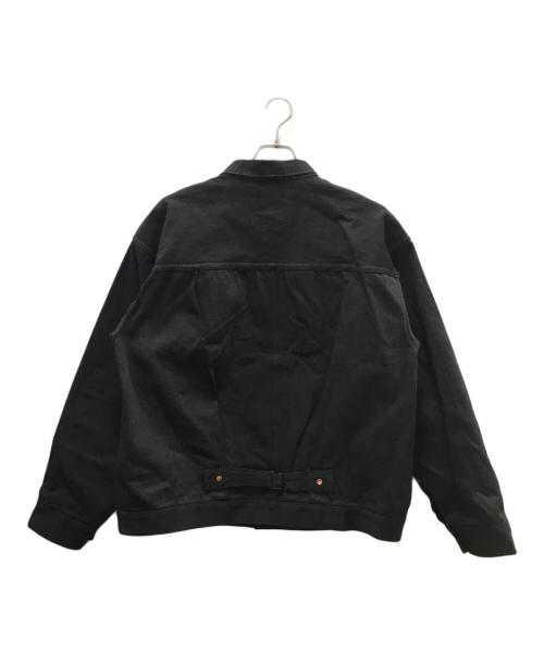YANUK（ヤヌーク）YANUK (ヤヌーク) BerBerJin Yutaka Fujihara (ベルベルジン ユタカ フジハラ) デニムジャケット ブラック サイズ:FREEの古着・服飾アイテム