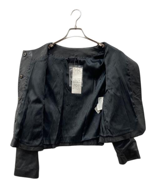 WEEKEND Max Mara（ウィークエンド マックスマーラ）WEEKEND Max Mara (ウィークエンド マックスマーラ) ラムレザージャケット ブラック サイズ:40の古着・服飾アイテム