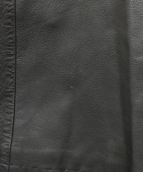 WEEKEND Max Mara（ウィークエンド マックスマーラ）WEEKEND Max Mara (ウィークエンド マックスマーラ) ラムレザージャケット ブラック サイズ:40の古着・服飾アイテム