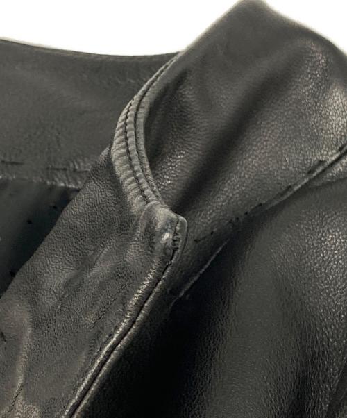 WEEKEND Max Mara（ウィークエンド マックスマーラ）WEEKEND Max Mara (ウィークエンド マックスマーラ) ラムレザージャケット ブラック サイズ:40の古着・服飾アイテム